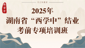 2025年湖南省“西学中”结业考前专项培训班